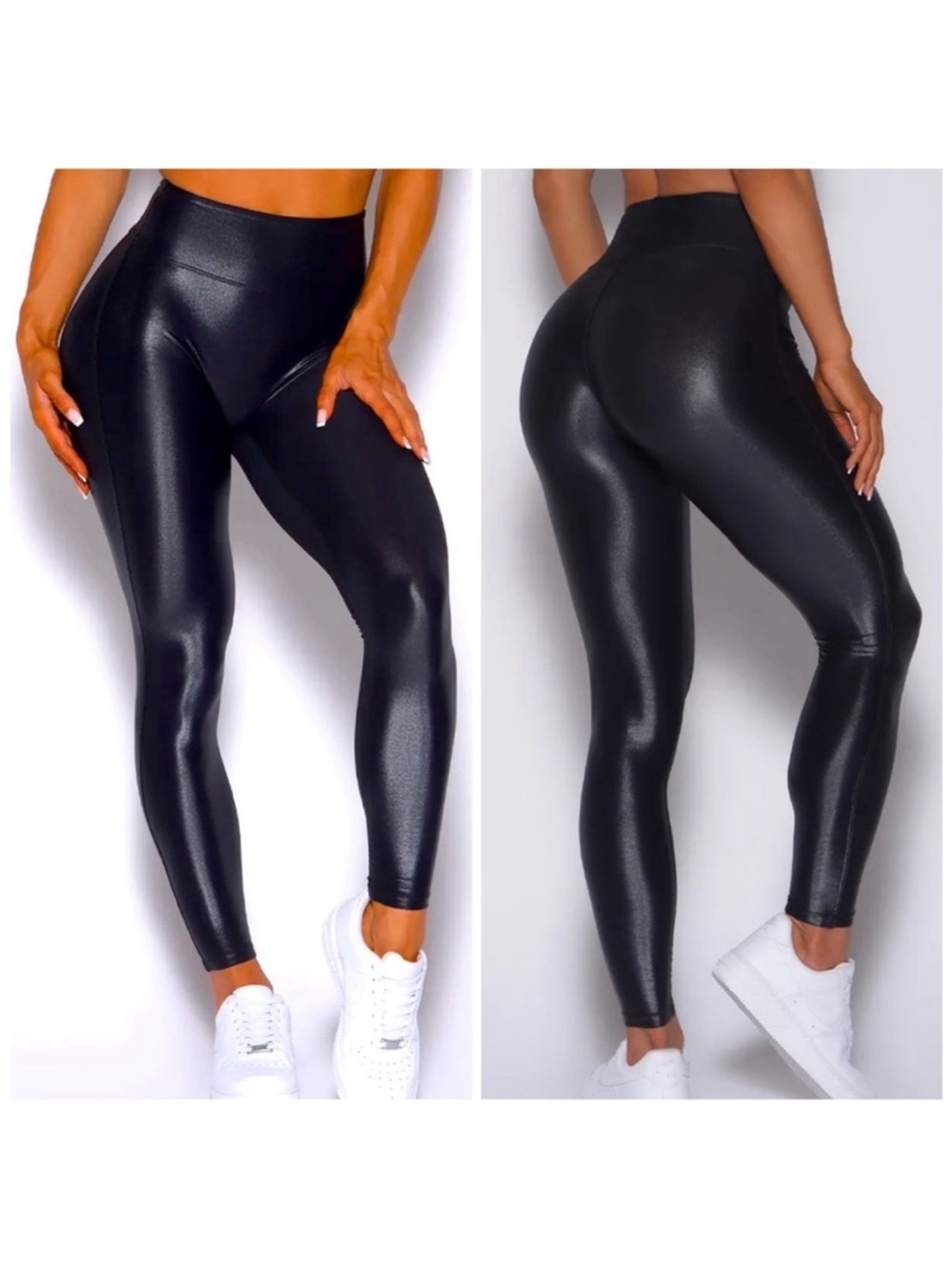 Bombshell Sportswear Gloss Black Leggings Size XS